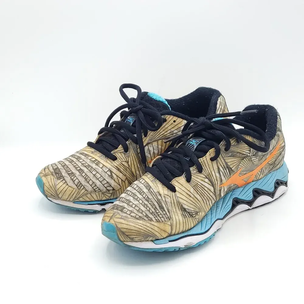 Mizuno Wave Paradox 410580 008N brown blue orange Running Shoes Women's Size 6.5